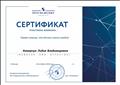 Сертификат участника вебинара "Первая помощь: это должен знать каждый", 2020